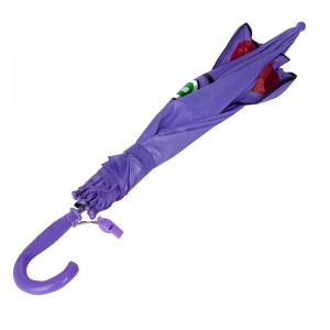 Groothandel metalen frame paraplu dier kinderen aangepaste regen automatische paraplu