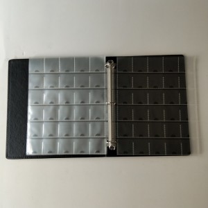 Muntverzamelaars Opslagalbumportfolio's voor gedenkmunten D-ring