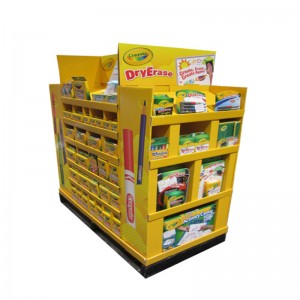 POS-display op verkooppunt, POS POP-vloerstandaards, kartonnen displaystandaard