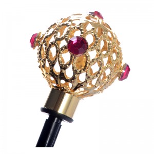 Fashion Sun beschermende bal handvat speciale paraplu outdoor 3-voudige paraplu