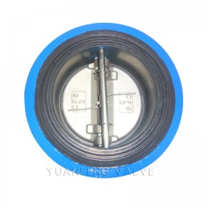 Dubbele plaat Wafer Type terugslagklep