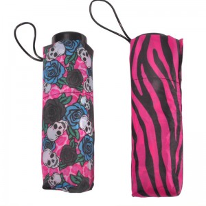 5-voudige minifotografie kleine aangepaste ontwerpstijl drukparaplu