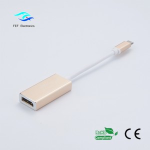 USB TYPE C naar Displayport vrouwelijke ABS shell Code: FEF-USBIC-004A