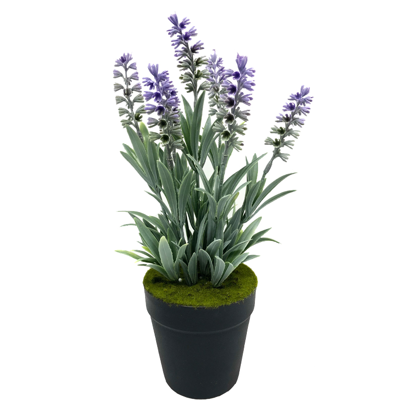 Kunstmatige plastic potplant Home Decor Lavendel Bloemen Regelingen Tafelbladdecoratie