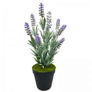 Kunstmatige plastic potplant Home Decor Lavendel Bloemen Regelingen Tafelbladdecoratie