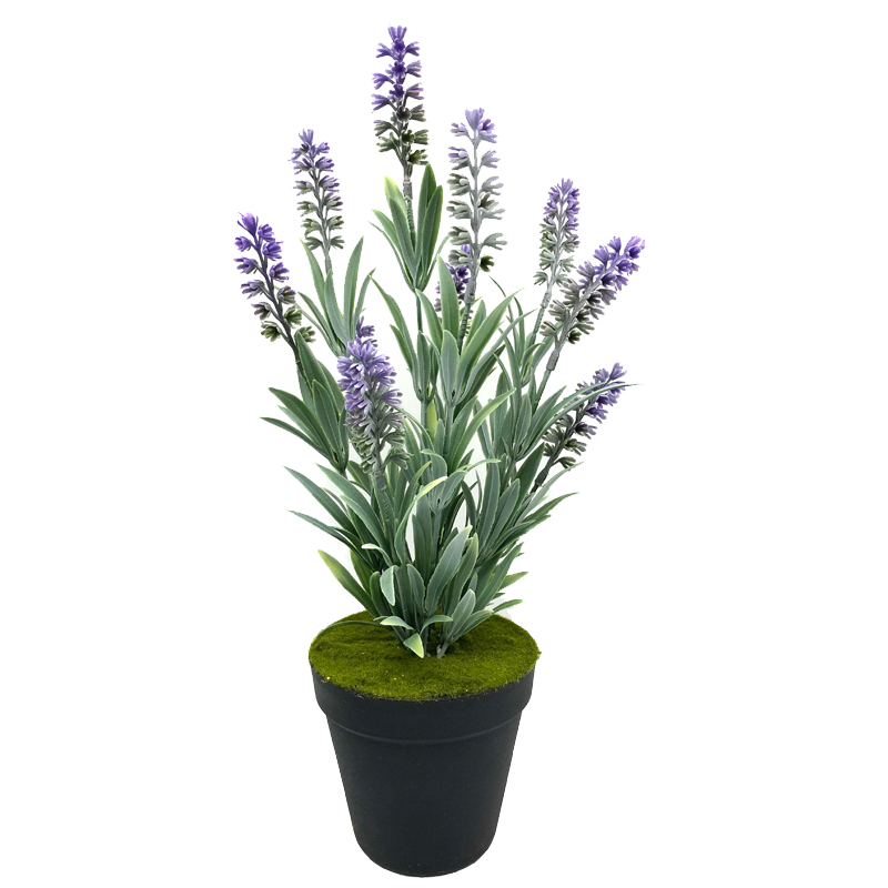 Kunstmatige plastic potplant Home Decor Lavendel Bloemen Regelingen Tafelbladdecoratie