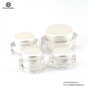 HXL221 luxe ronde lege cosmetische glazen pot
