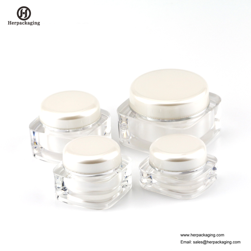 HXL221 luxe ronde lege cosmetische glazen pot