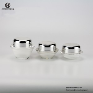HXL223 luxe ronde lege acryl cosmetische pot