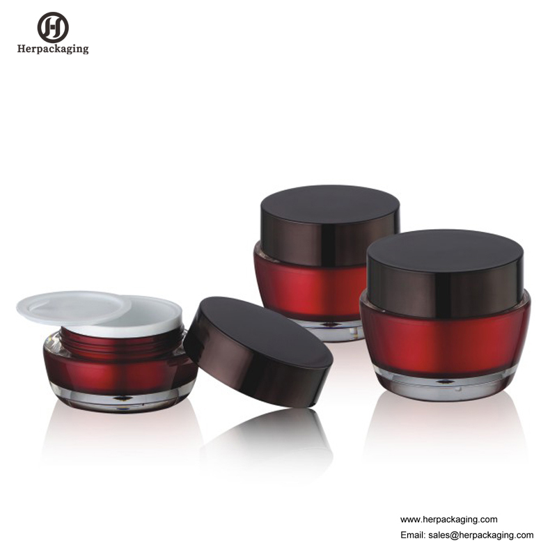 HXL224A luxe ronde lege acryl cosmetische pot