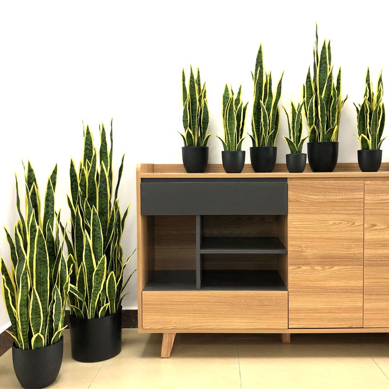 Kunstmatige schoonmoeder Tong zoals Snake Plant Home Office Decor