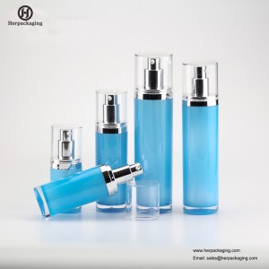 HXL312 Lege acryl airless crème en lotionfles cosmetische verpakking verpakking voor huidverzorging