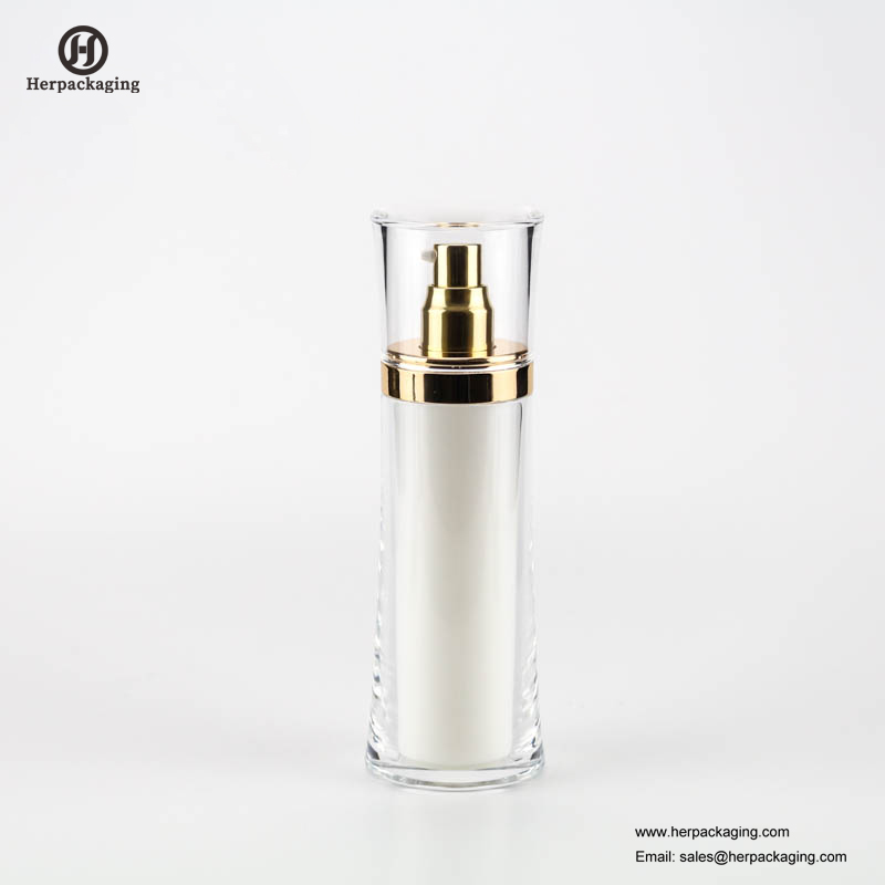 HXL316 Lege acryl airless crème en lotionfles cosmetische verpakking verpakking voor huidverzorging