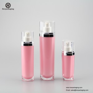 HXL322 Lege acryl airless crème en lotionfles cosmetische verpakking verpakking voor huidverzorging