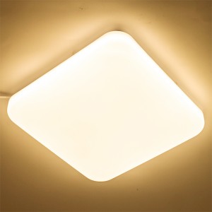 TUV SAA CB Kinetic Square Installatiekosten 16W 24W Energie Geen behoefte Bedrading Schakelaar luidspreker LED Plafondlamp