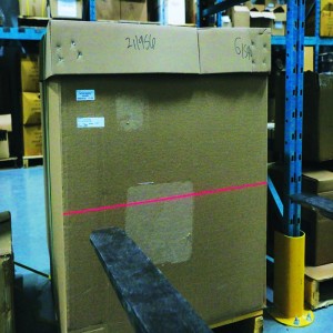 Stacker Laser Guide Systems voor Storehouse