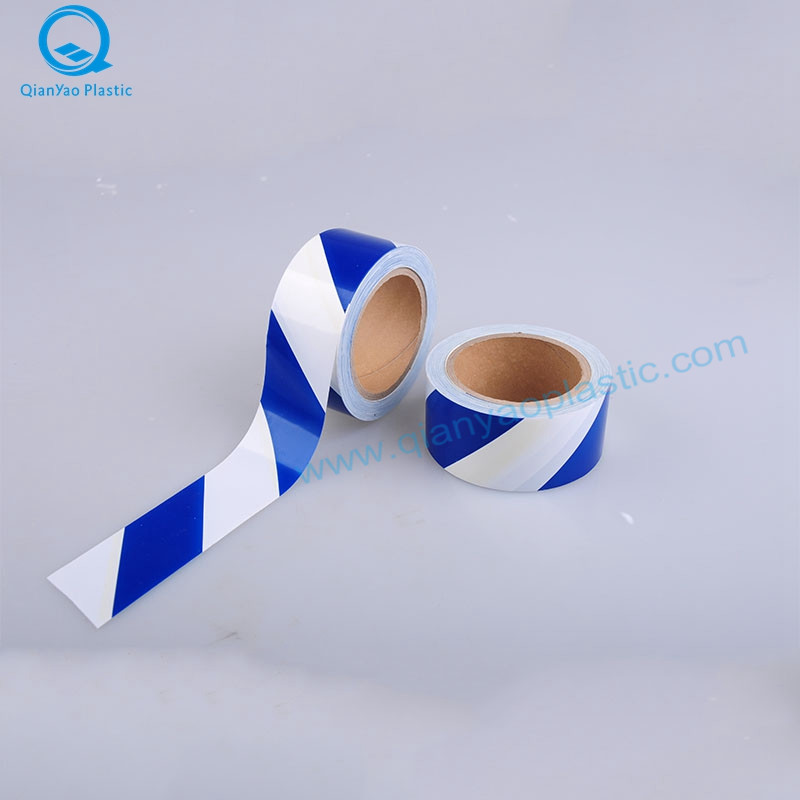 China Rood / Wit waarschuwingstape; Blauw / groen / wit waarschuwingstape; Geel / Zwart Barricade Tape