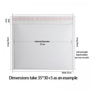 Groothandel in witte polybellen-enveloppen / gevoerde verzendzakken