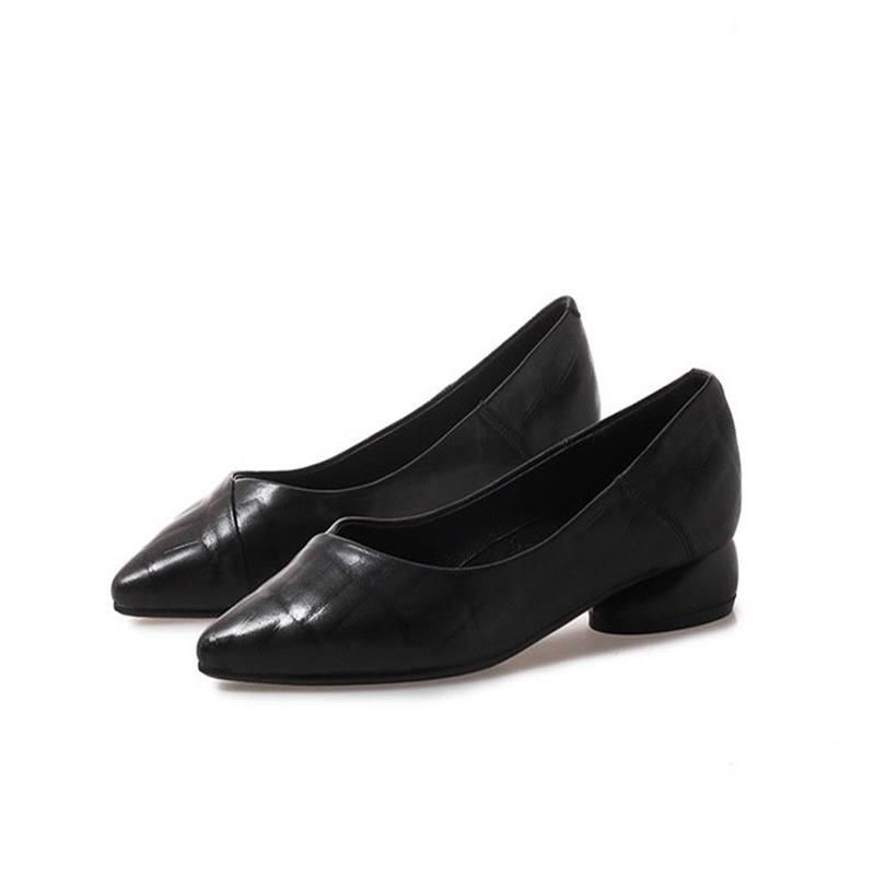 Vrouwen's Point Toe Leather Shoes