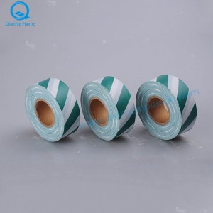 Plakband met PVC-streepjesonderzoek