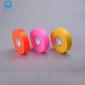 Australië Normale vinyl effen kleur Survey Flagging Tape