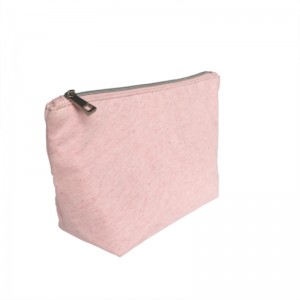 Duurzame draagbare kleine cosmetische tas met natuurlijke vezelrits