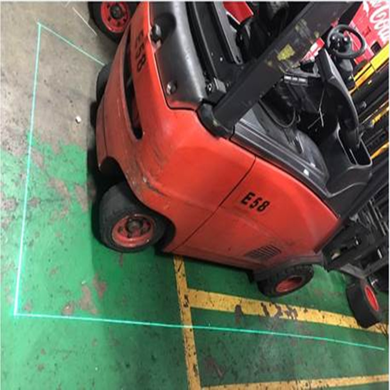Rood of groen laser-vorkheftruckveiligheidslicht voor magazijn