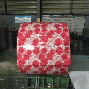 Geverfde stalen plaat