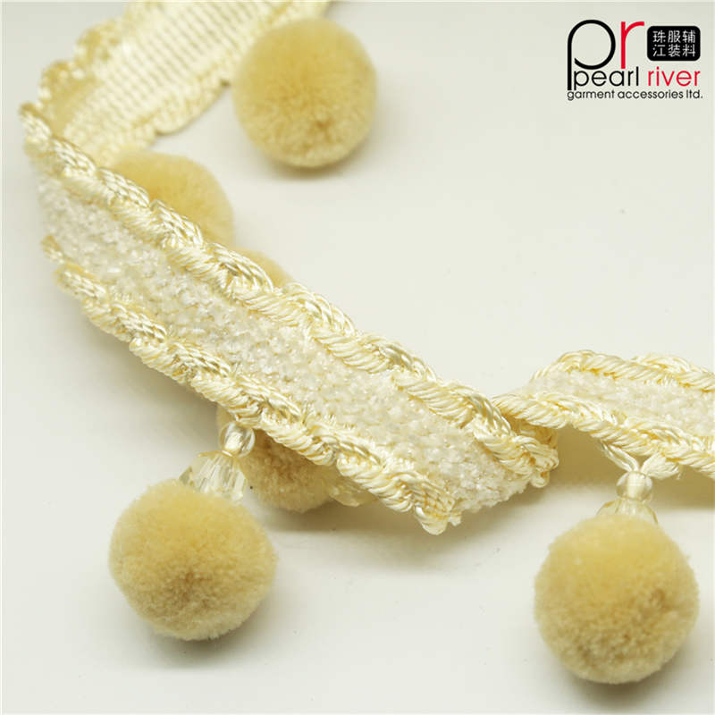 Decoratieve Pom Pom kwast franjes