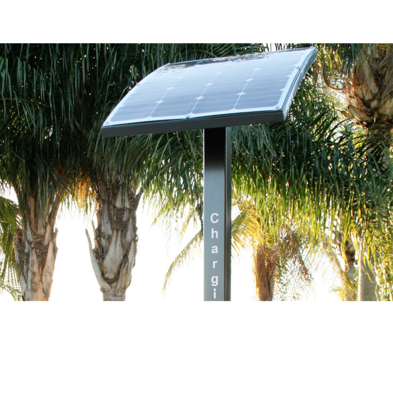 Zonne-energie Mobiele telefoon Laadstation Aangepast ontwerp Welkom