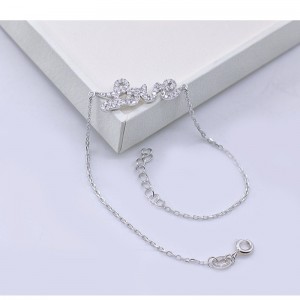 925 zilveren armband vrouwelijke mode mozaïek armband hart liefde originele aangepaste armband