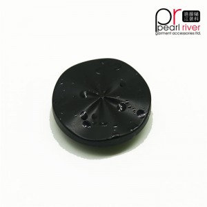 Aangepaste logo ronde gravure hars naaien knoppen voor kleding / shirt