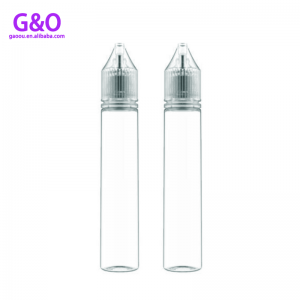 v3 nieuwe 60ml 2oz transparante transparante pet custom eenhoornfles 30ml pet eenhoornflessen e sapfles 60ml v3 clear plastic druppelflesjes