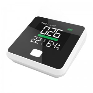 Dienmern Stofdeeltjes bewaken Luchtkwaliteit PM2.5 met temperatuurvochtigheid