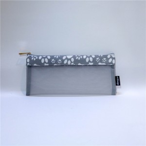 Nieuwe nylon etui met potlood en creatieve eenvoudige schattige etui