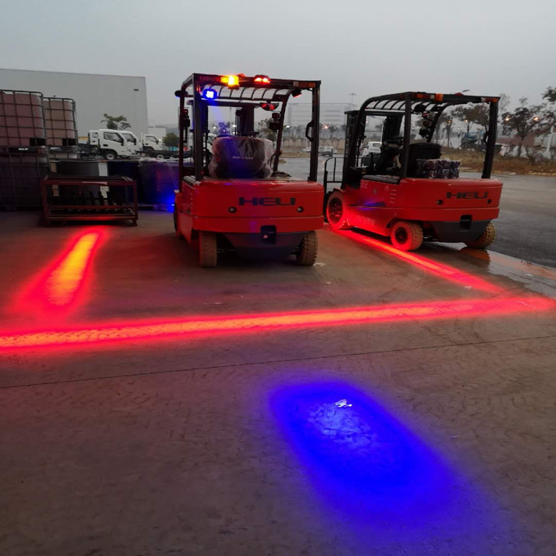 1500 lumen vorkheftruck LED rood zonelicht voor magazijn