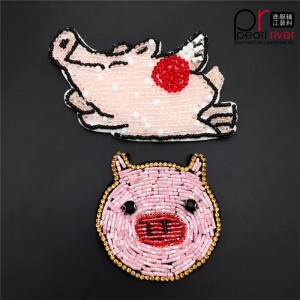 Eco-vriendelijke kralen Animal Dragonfly pegasus geborduurd Patch aangepast