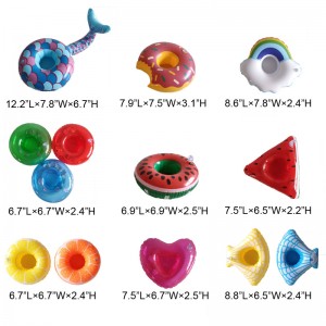 Diverse \u0026 populaire opblaasbare drankhouder / drankboot / bekerhouder