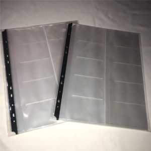 Hoge transparantie Naamkaart Beschermpagina's