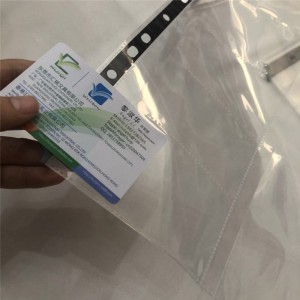 Hoge transparantie Naamkaart Beschermpagina's