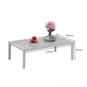 3-zitsbank met rotanbank voor buiten