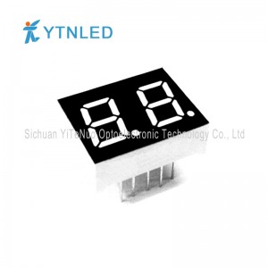 0,4 inch 2-cijferig rood 7-segment LED-display, digitale buis