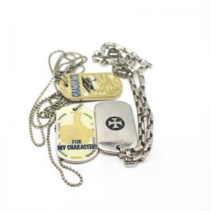 P003 geëmailleerde dogtag