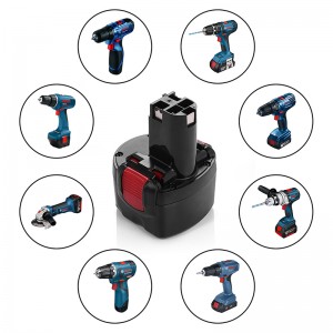 Bosch BAT048, BAT049, BAT100 9.6V 1300mAh Ni-Cd elektrisch gereedschap Vervangende batterij