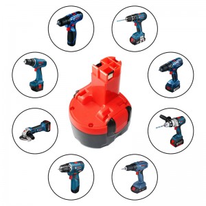 Bosch 2 607 335 587, 2 607 335 766 Ni-Mh 7,2 V 2000 mAh Oplaadbaar elektrisch gereedschap Batterijpakketten