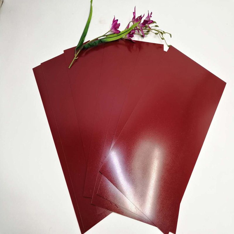 Hete verkoop 350 micron oude roos polyester PET plastic folie voor het decoreren van wandpanelen