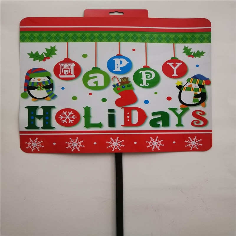 Feestdecoratie Tuinbord Holiday Yard Indicator