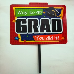 Grad reclame voor Child Holiday Decor en Entertaining Essentials Yard Sign