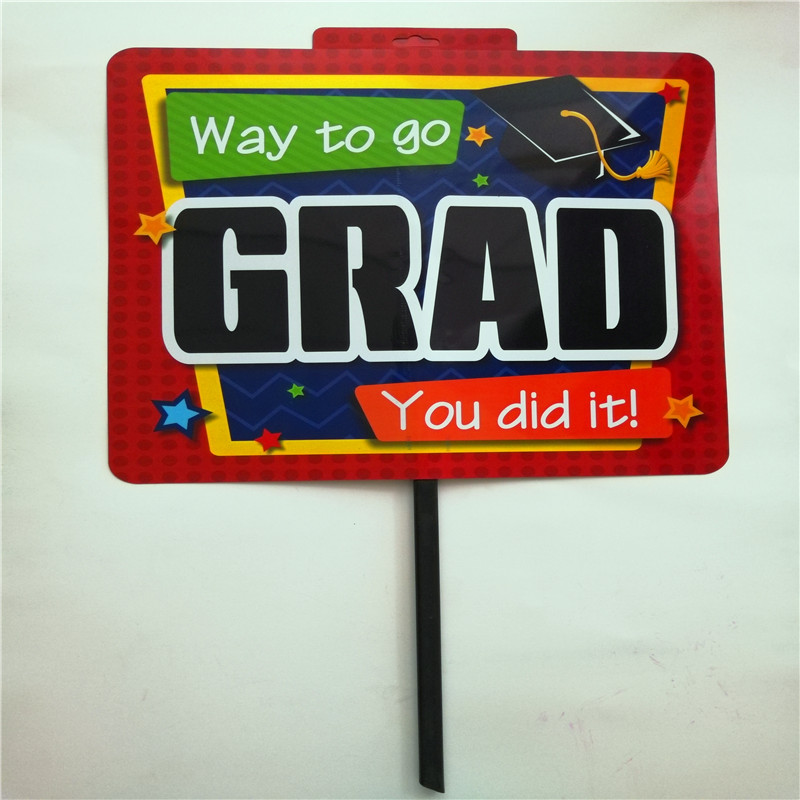 Grad reclame voor Child Holiday Decor en Entertaining Essentials Yard Sign