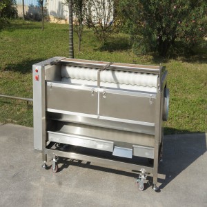 Nieuw type QX-818 Fruitreiniger / Fruitschilmachine / Fruitborstel Reiniging Schilmachine